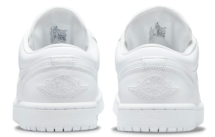 Ретро баскетбольные кроссовки Jordan Air Jordan 1 Low "Triple White" - изображение 5