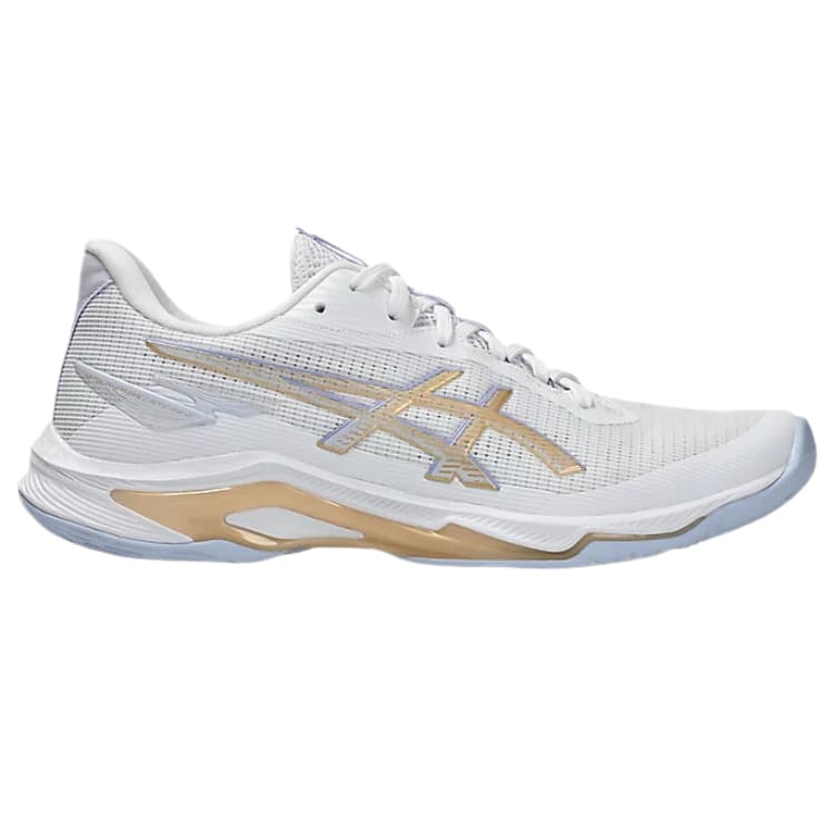Кроссовки для спортзала ASICS NETBURNER BALLISTIC FF 4 Амортизация Низкий Топ Кроссовки для тренировок Женские Белый Золото - изображение 2