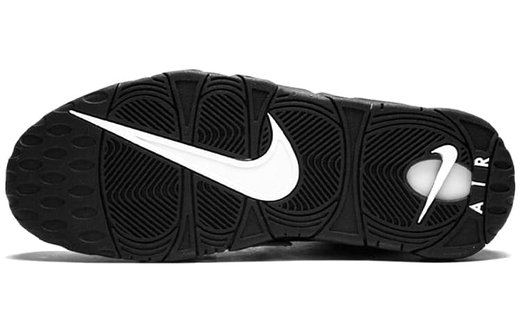 Ретро баскетбольные кроссовки Nike Air More Uptempo Black White - изображение 4