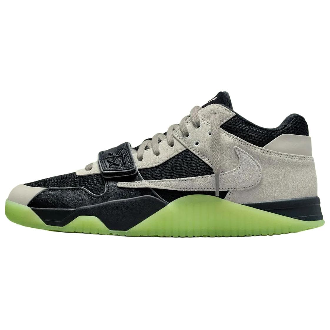 Ретро баскетбольные кроссовки Travis Scott X Chase B x Jordan Jumpman Джек Slip-Resistant Abrasion-Resistant Low-Top Винтажные Баскетбольные Кроссовки - изображение 1