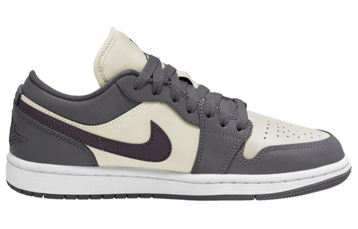 Ретро баскетбольные кроссовки Jordan Air Jordan 1 Low Retro "Dark Grey" - изображение 2