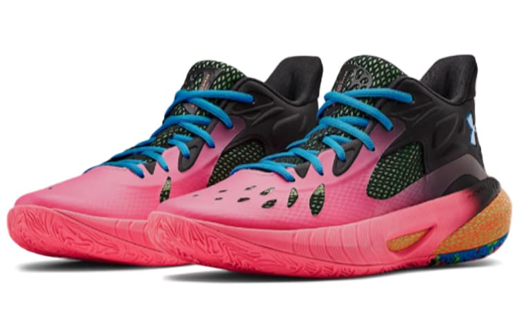 Кроссовки для баскетбола Under Armour Havoc 3 Black Pink - изображение 3