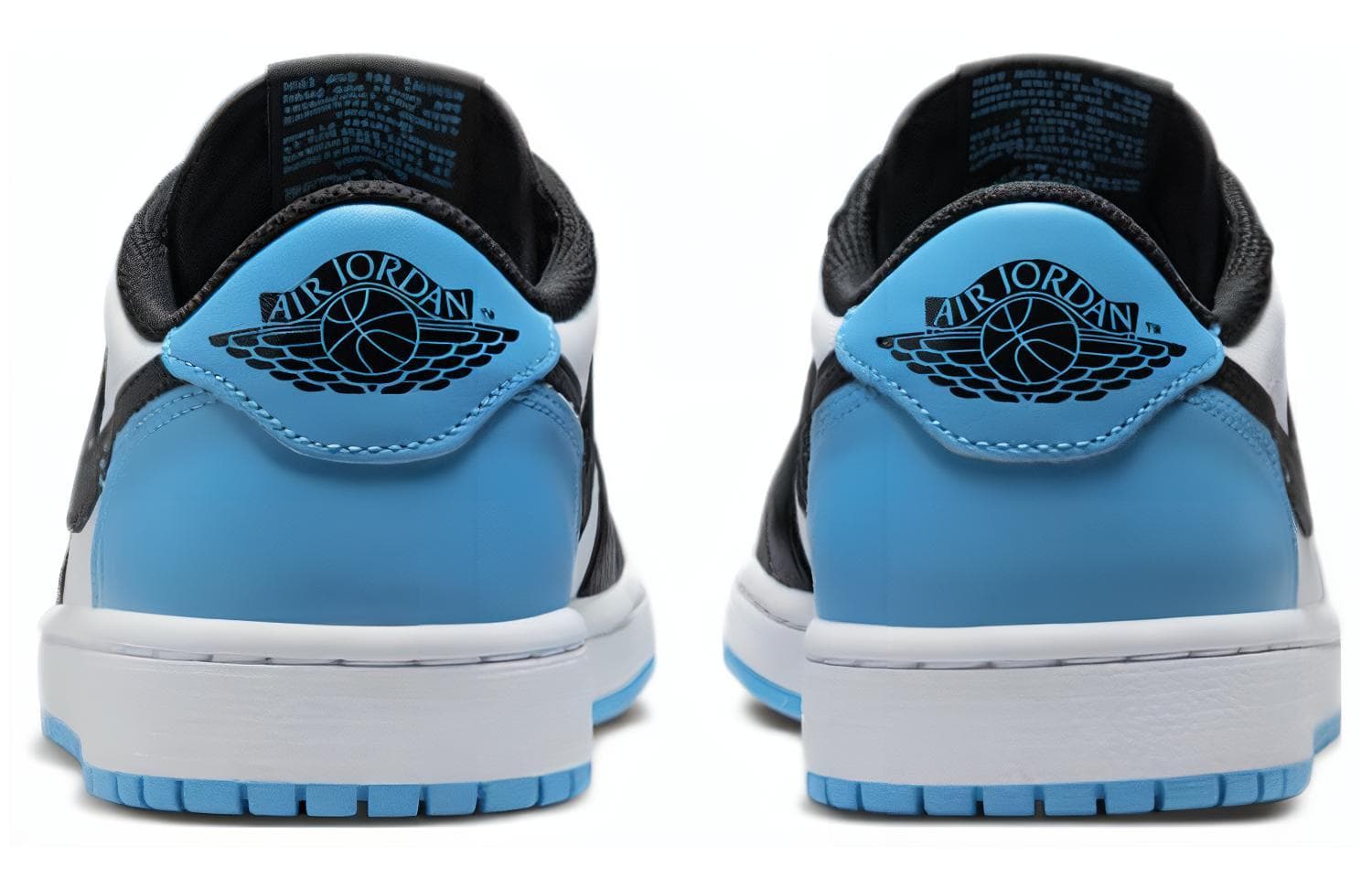 Ретро баскетбольные кроссовки Jordan Air Jordan 1 OG "Black Blue Toe" — фото 5