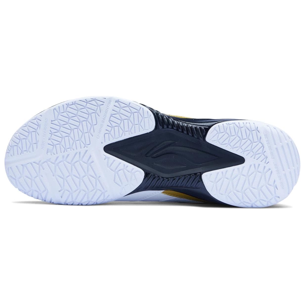 Кроссовки для бадминтона Li NING Gale LITE Низкие Кроссовки для Бадминтона Унисекс Белый Золото Черный - изображение 6