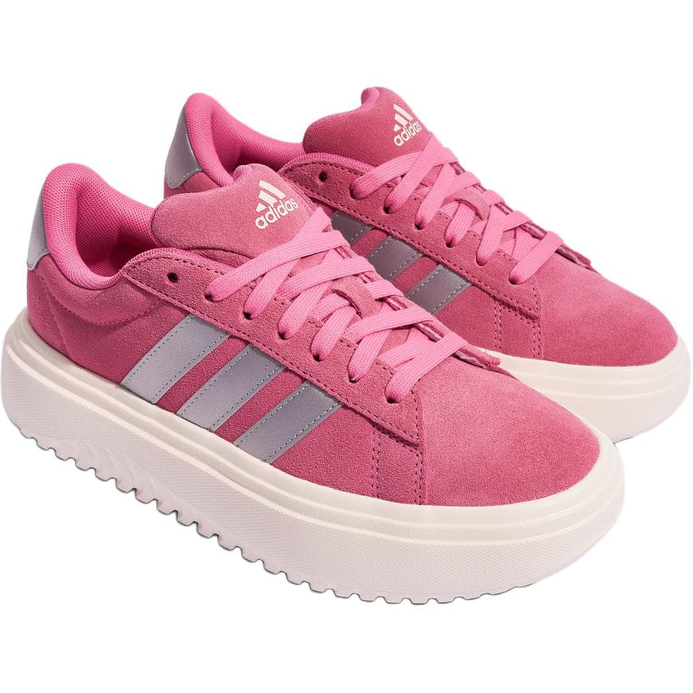 Кроссовки Adidas GRAND COURT PLATFORM Низкие Кроссовки для Тениса Женские Розовые - изображение 3