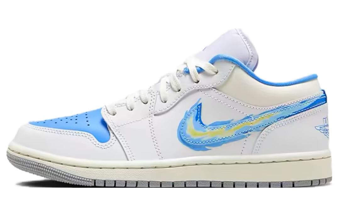 Ретро баскетбольные кроссовки Jordan Air Jordan 1 Low SE White Blue