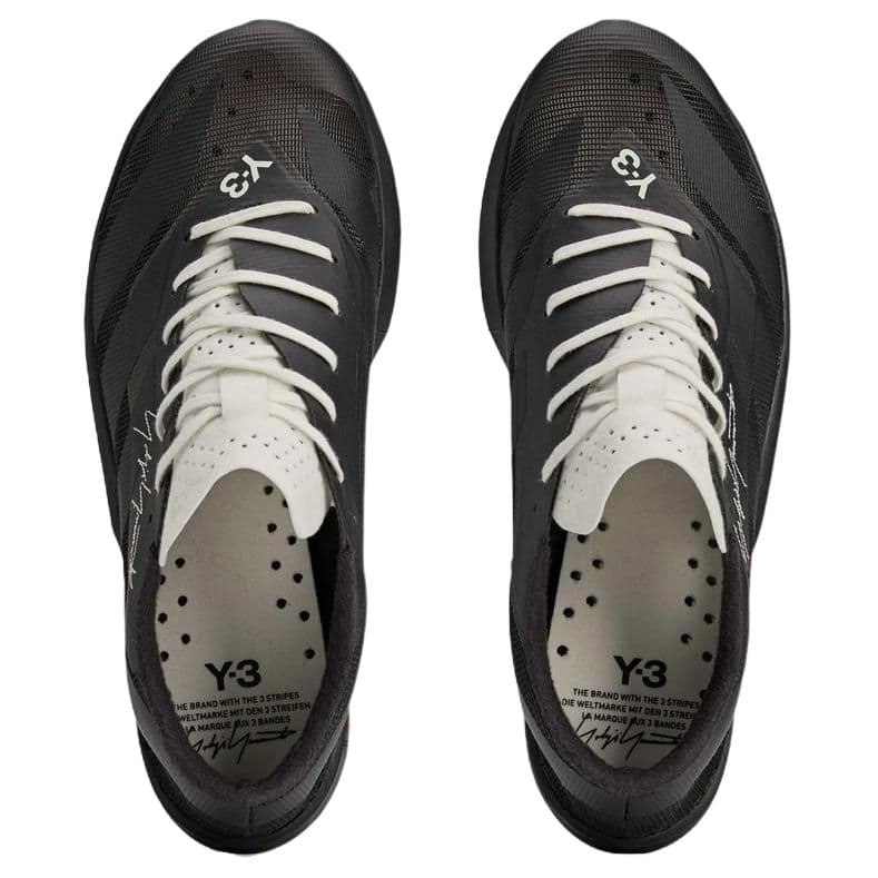 Кроссовки Y-3 Adizero RC6 Ткань Простота и комфорт Лоу-топы Повседневная обувь Мужской Черный - изображение 2