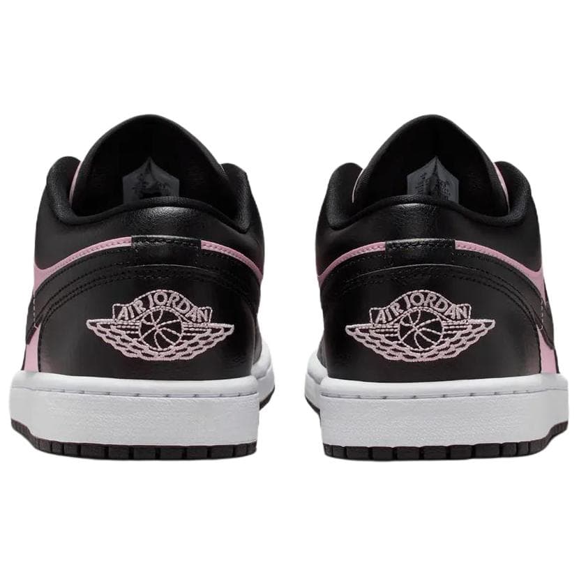 Ретро баскетбольные кроссовки Jordan Air Jordan 1 Дышащие Низкие Кроссовки для Баскетбола Винтажные Женские Черные Розовые - изображение 5