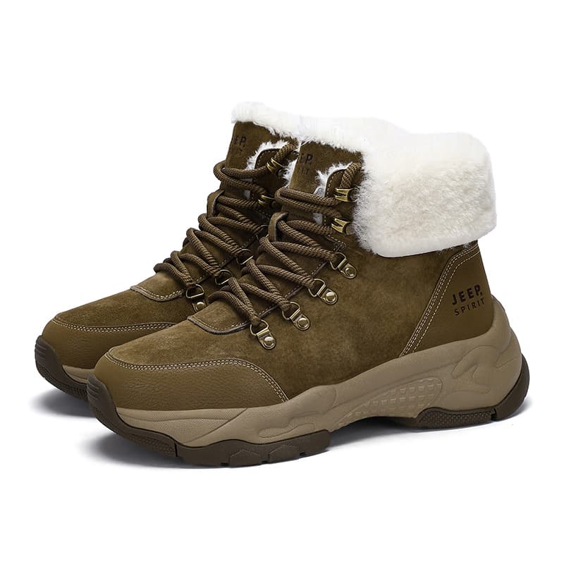 Ботинки зимние JEEP SPIRIT Snow Boots Caramel Brown - изображение 4
