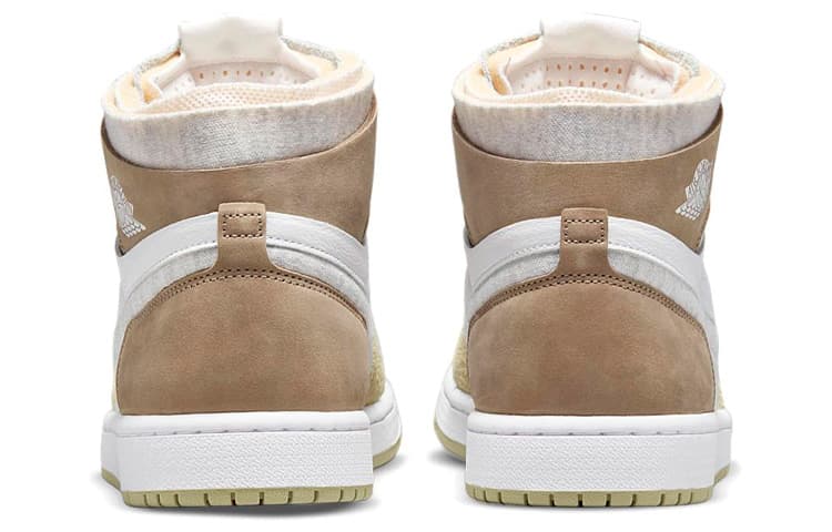 Ретро баскетбольные кроссовки Jordan Air Jordan 1 High Zoom Air CMFT "Olive Aura" — фото 5