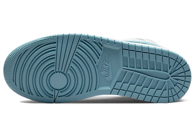 Ретро баскетбольные кроссовки Air Jordan 1 Mid "University Blue" - изображение 6