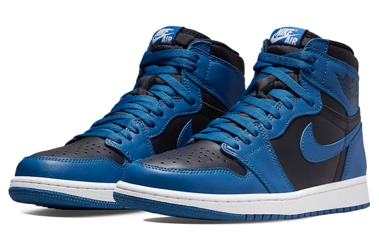 Ретро баскетбольные кроссовки Jordan Air Jordan 1 Retro High OG "Dark Marina Blue" - изображение 3