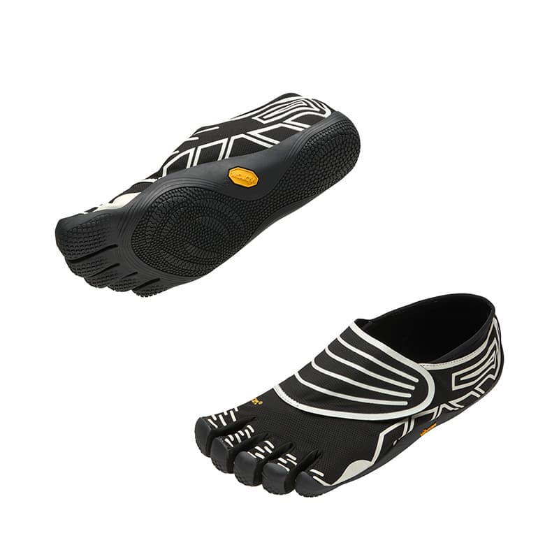 Кроссовки для спортзала Vibram Покрытие Легкий Быстросохнущий Низкий Топ Кроссовки для тренировок Женские Черный Белый - изображение 4