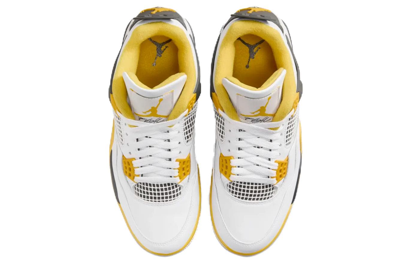 Ретро баскетбольные кроссовки Jordan Air Джордан 4 'VIVID Сера' MID Топ Винтажные баскетбольные кроссовки Женские Белый Оранжевый - изображение 4