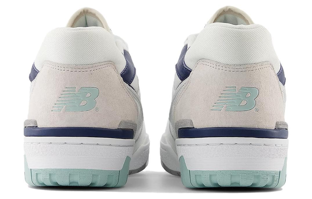 Ретро баскетбольные кроссовки New Balance 550 White Blue - изображение 5