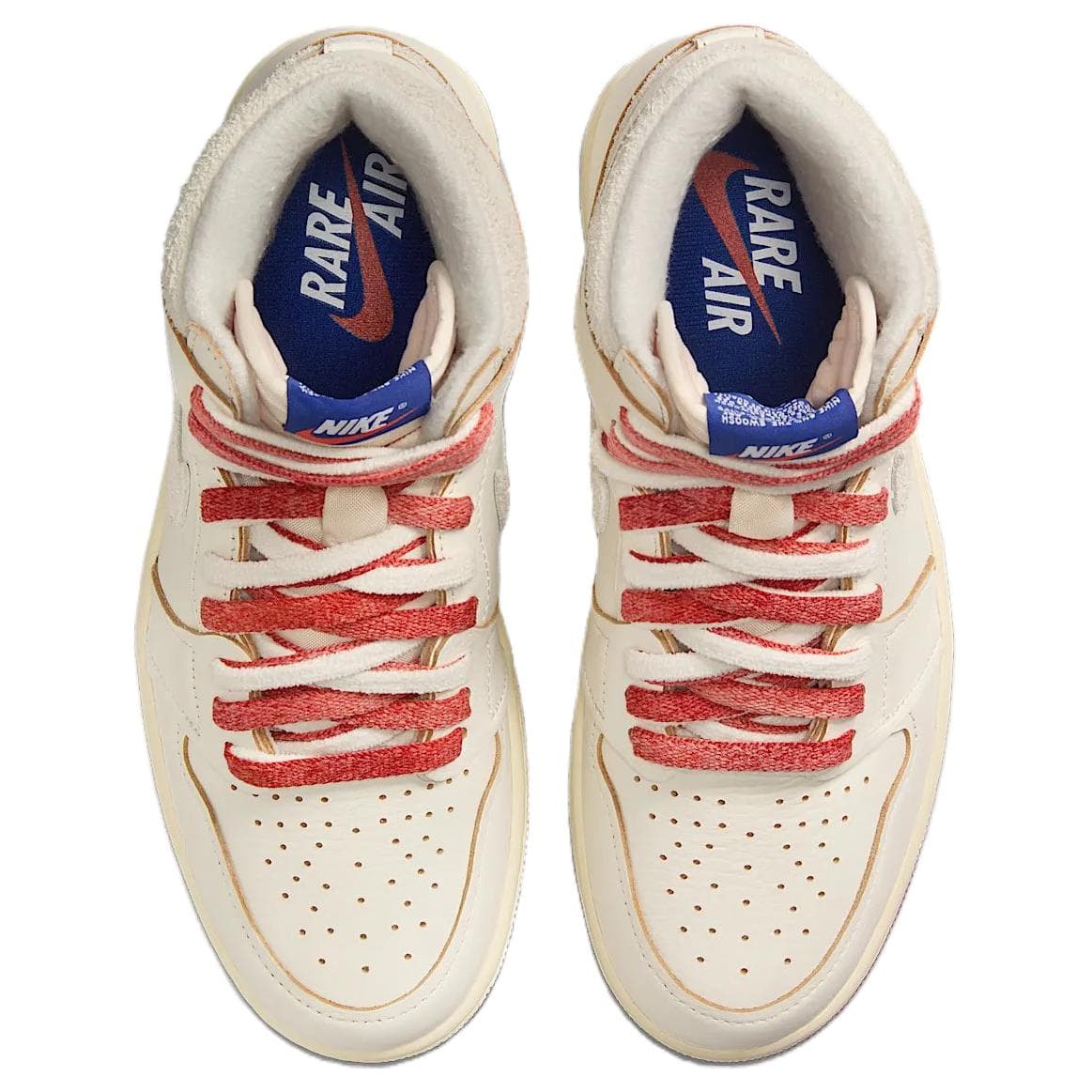 Ретро баскетбольные кроссовки Air Jordan 1 High OG Rare Air "Cinnabar" - изображение 4