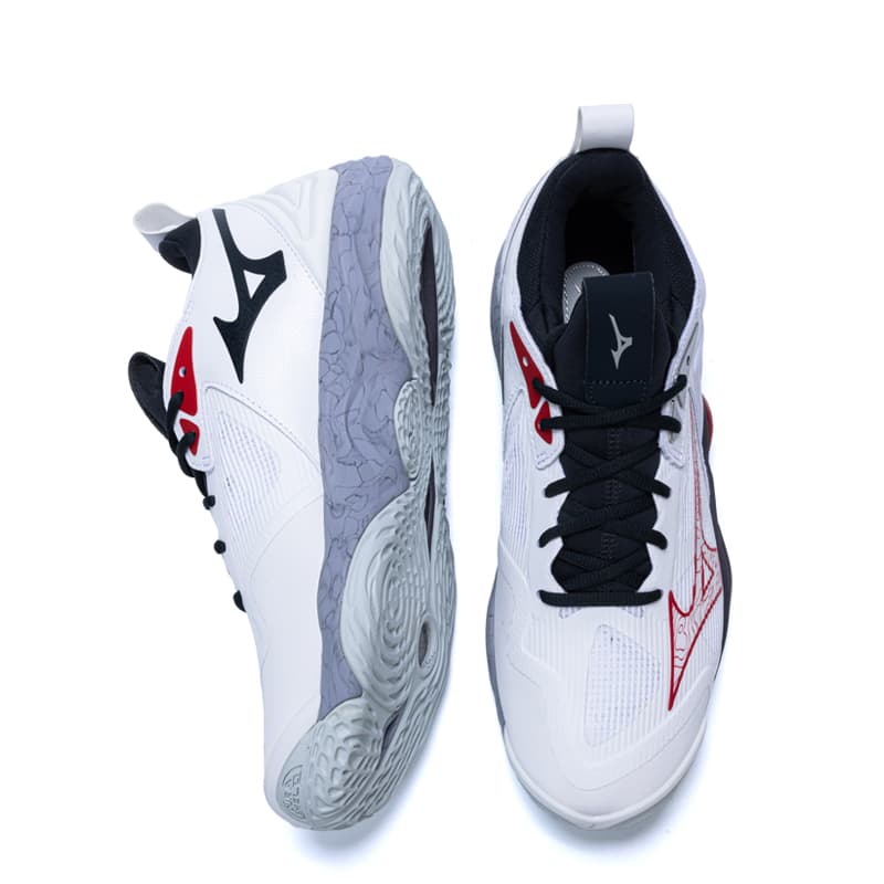 Кроссовки для бадминтона Mizuno Wave Momentum 3 Red - изображение 3
