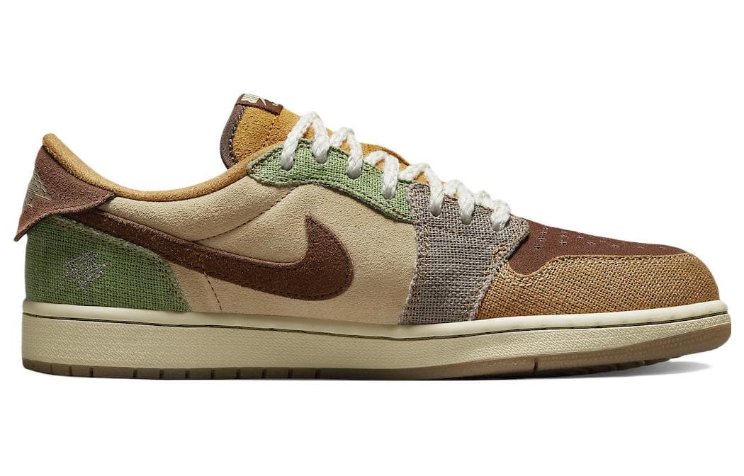 Ретро баскетбольные кроссовки Zion Williamson x Air Jordan 1 Low OG "Voodoo" - изображение 2