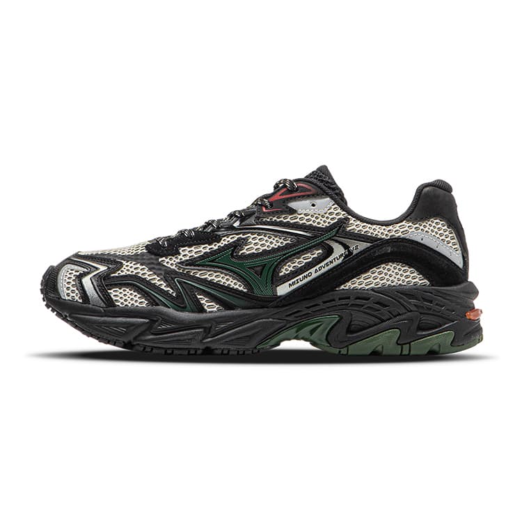Кроссовки Mizuno Adventure Износостойкий Легкий Износостойкий и Легкий Низкий Верх Кроссовки Унисекс Черные - изображение 1