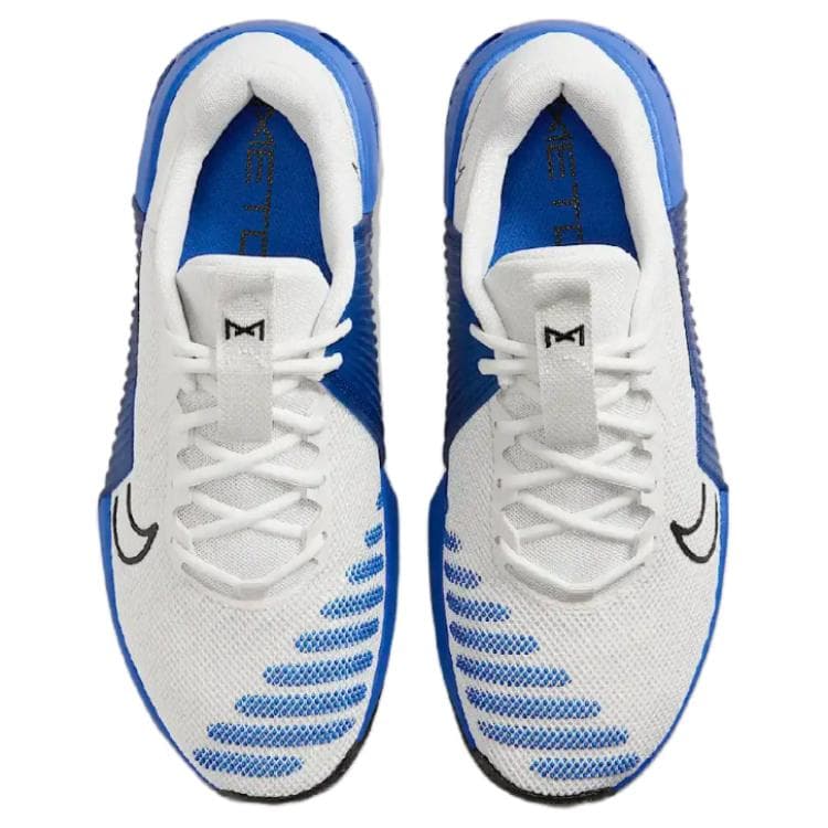 Кроссовки для спортзала Nike Metcon 9 Противоскользящие Устойчивые к истиранию Низкие Кроссовки для тренировок Мужские Белые Синие - изображение 4
