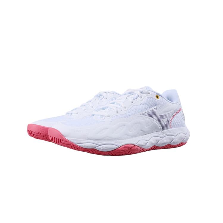 Кроссовки для тенниса Mizuno WAVE ENFORCE COURT Дышащие Низкие Теннисные Кроссовки Женские Белые - изображение 3