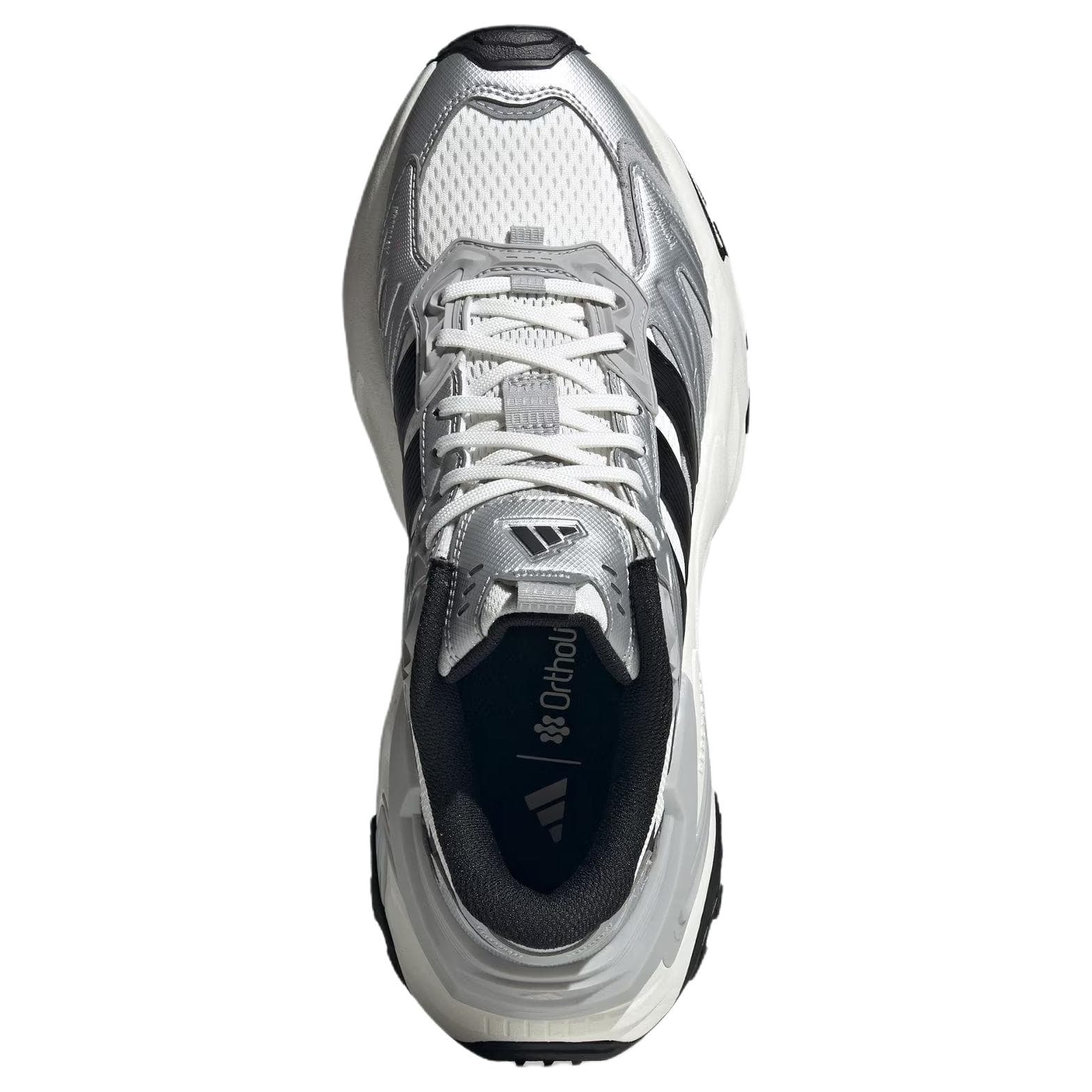 Кроссовки Adidas XLG STORM противоскользящие устойчивые к истиранию увеличивающие высоту массивные кроссовки унисекс белые черные - изображение 4