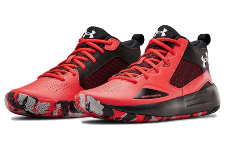 Ретро баскетбольные кроссовки Under Armour Lockdown 5 Black Pink - изображение 3