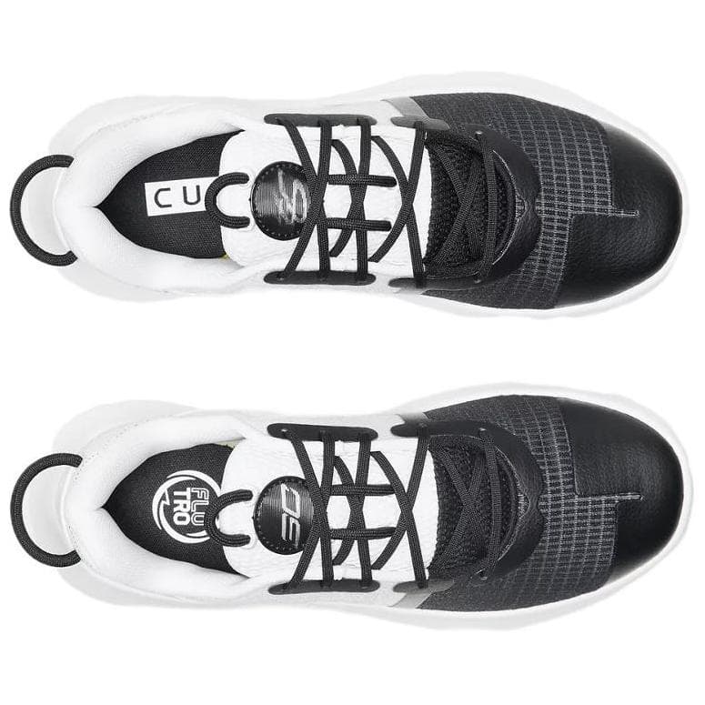 Кроссовки для баскетбола Under Armour Curry 6 противоскользящие устойчивые к истиранию низкий топ мужские баскетбольные кроссовки белый черный - изображение 5