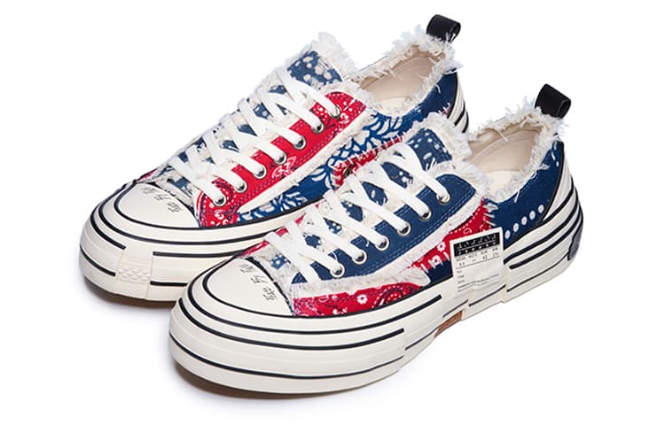 Кеды xVESSEL g.o.p. lows "redxblue paisley" - изображение 2