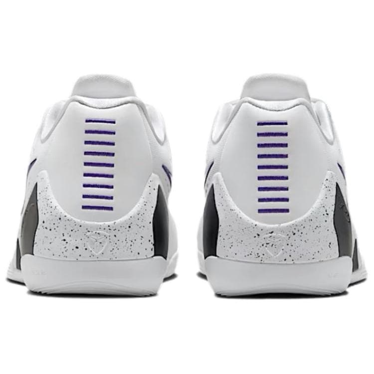 Кроссовки для баскетбола Nike Kobe 9 Low Баскетбольные кроссовки Унисекс Белый Фиолетовый - изображение 5