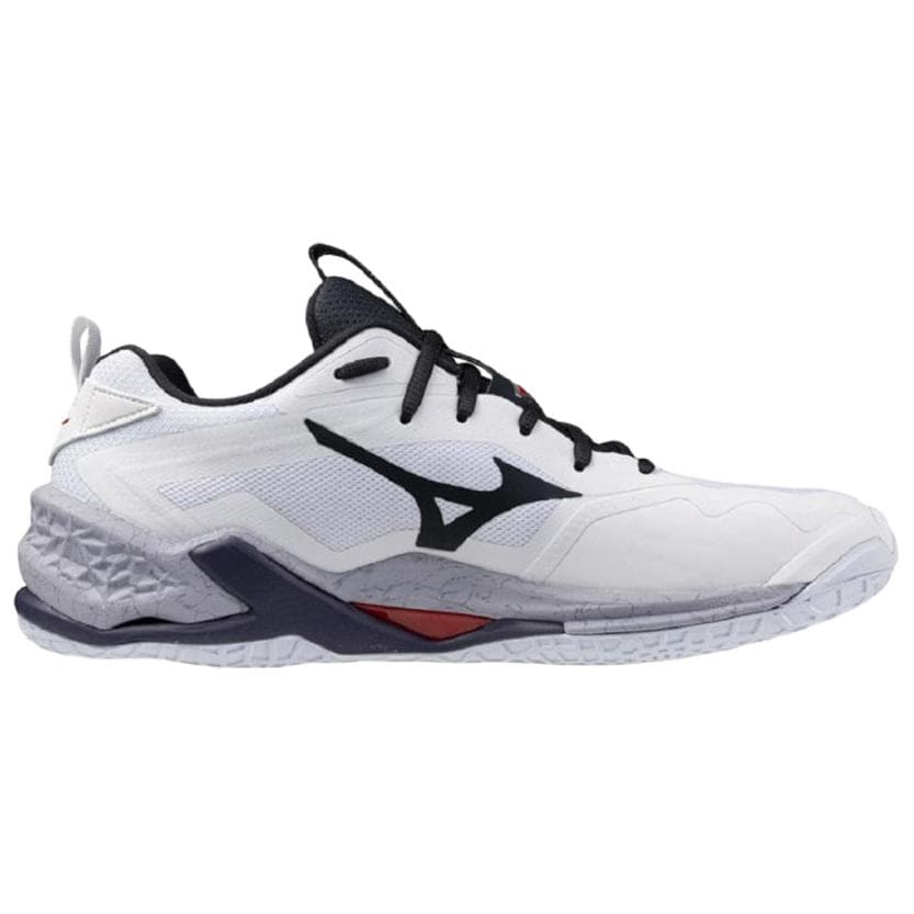 Кроссовки для спортзала Mizuno WAVE STEALTH NEO 2 Противоскользящие Износостойкие Низкие Кроссовки для тренировок Унисекс Белые - изображение 2