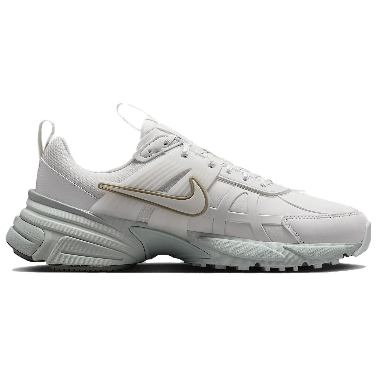 Кроссовки NIKE V2K Run Дышащий Low Топ Массивные кроссовки Women's White - изображение 2