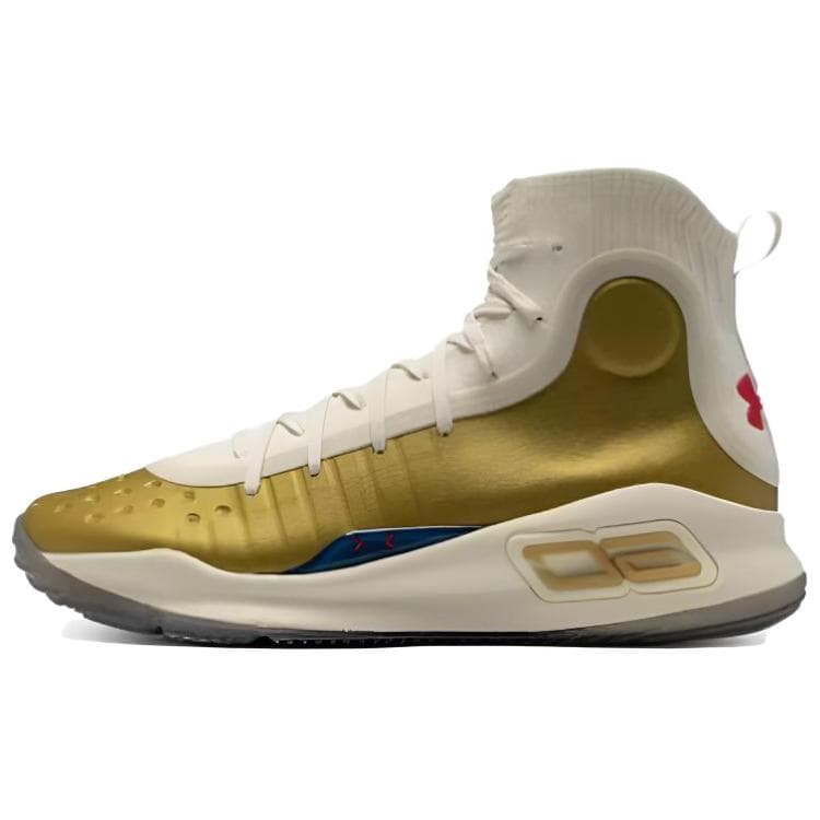 Кроссовки для баскетбола Under Armour Curry 4 Lemon Ice Yellow - изображение 1