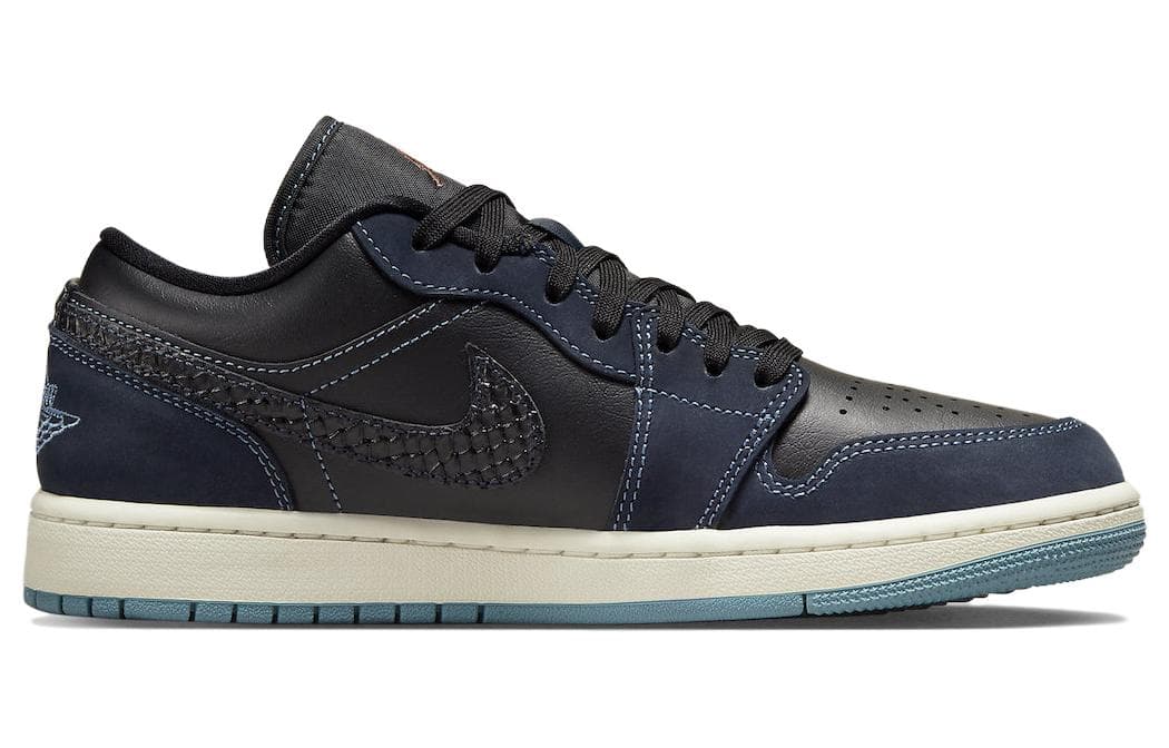 Ретро баскетбольные кроссовки Jordan Air Jordan 1 Low "Midnight Navy" - изображение 2