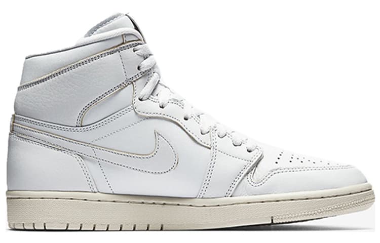 Ретро баскетбольные кроссовки Jordan Air Jordan 1 Retro High Premium White - изображение 2