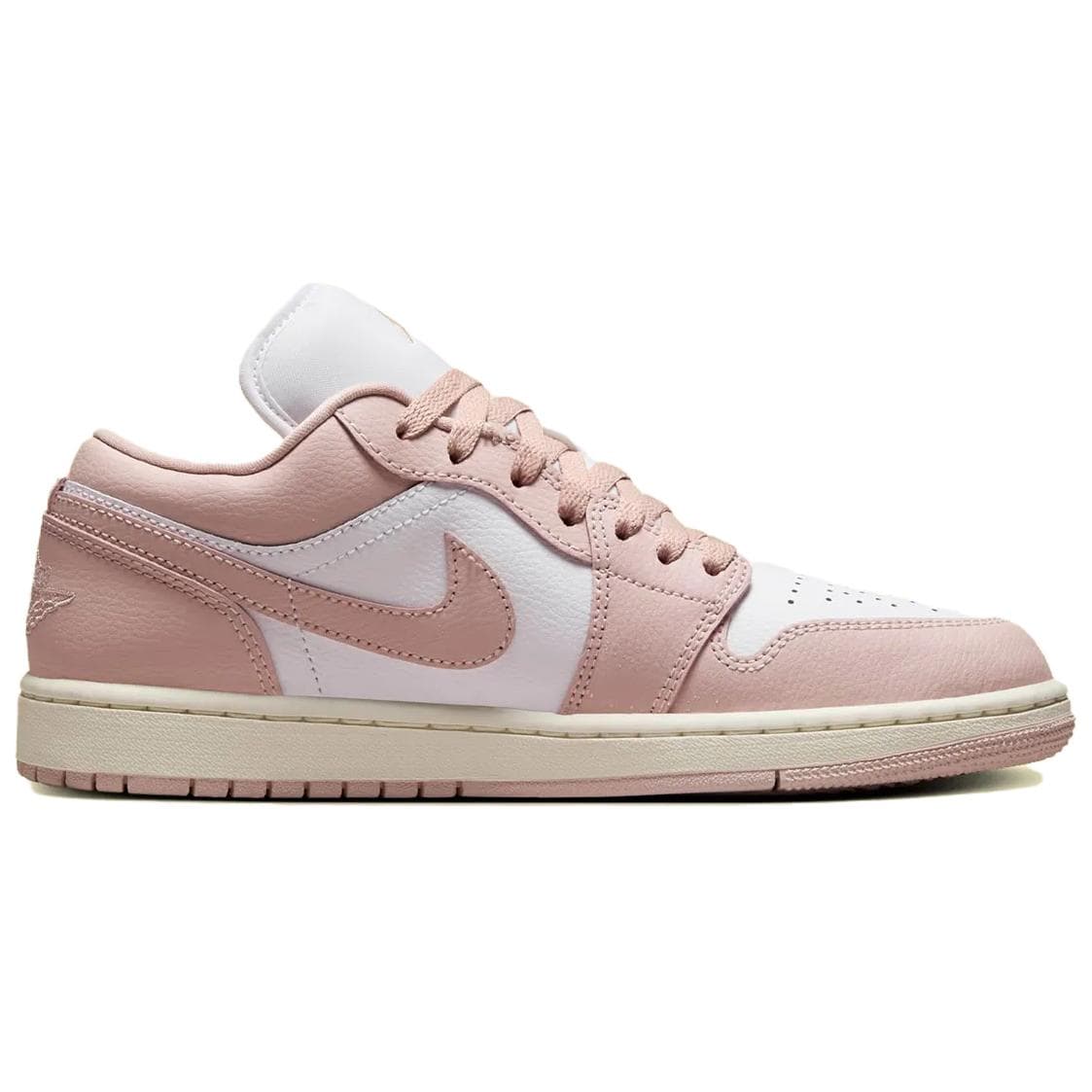 Ретро баскетбольные кроссовки Jordan Air Jordan 1 Low Pink White - изображение 2