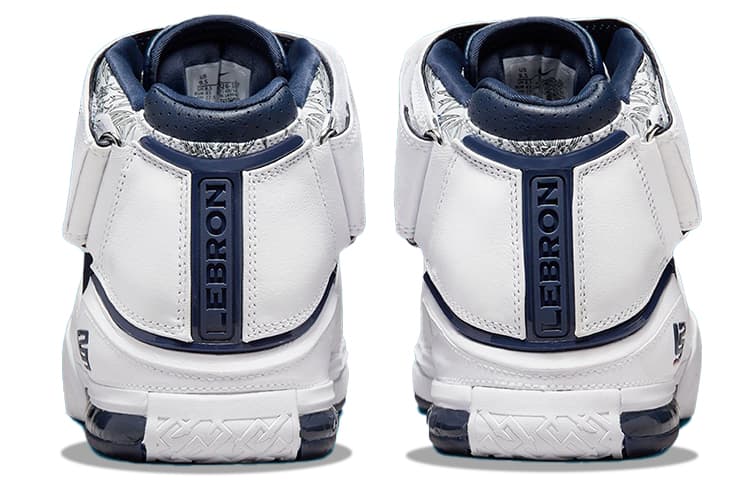 Кроссовки для баскетбола Nike Lebron 2 Zoom "Midnight Navy" - изображение 5
