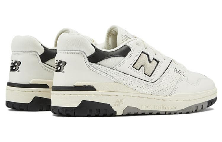 Ретро баскетбольные кроссовки New Balance 550 White Black - изображение 4