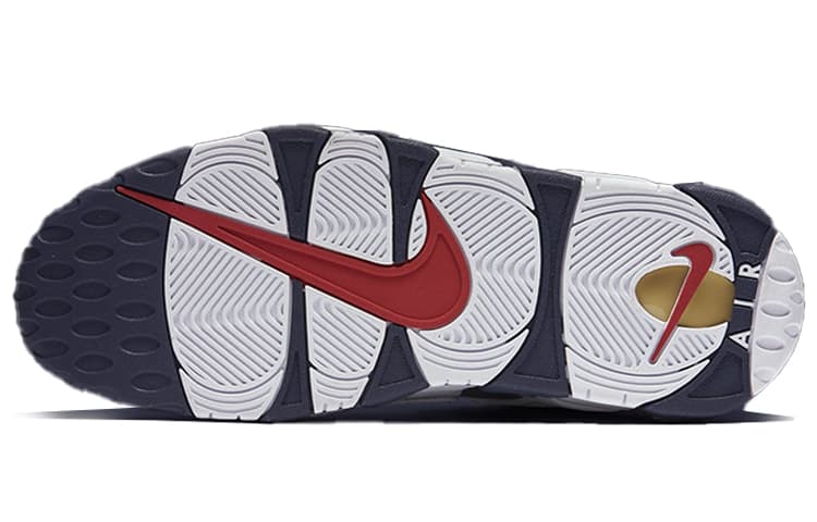 Кроссовки для баскетбола Nike Air More Uptempo Olympic Navy 2020 - изображение 6