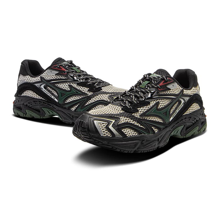 Кроссовки Mizuno Adventure Износостойкий Легкий Износостойкий и Легкий Низкий Верх Кроссовки Унисекс Черные - изображение 3