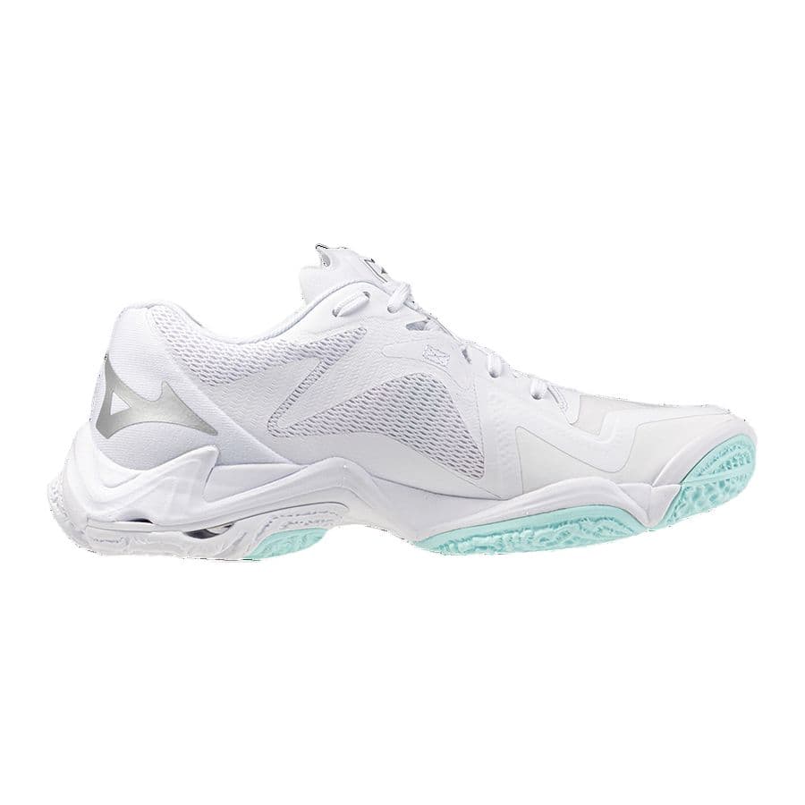 Кроссовки для спортзала Mizuno Wave Lightning Z8 Амортизация Покрытие Поддержка Низкий Топ Тренировочные Кроссовки Женские Белые - изображение 2