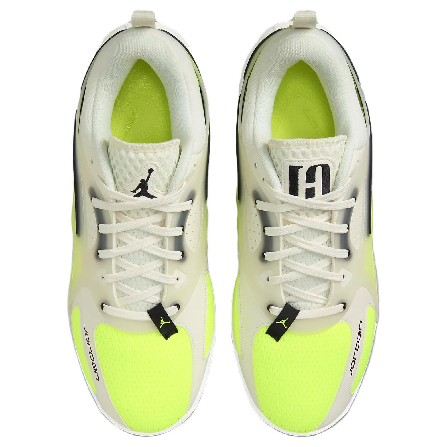 Кроссовки для баскетбола Jordan Heir Low Баскетбольные кроссовки Мужские Белый Желтый Черный - изображение 4
