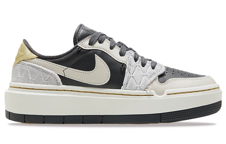 Ретро баскетбольные кроссовки Jordan Air Jordan 1 Elevate Low SE Black Grey - изображение 2