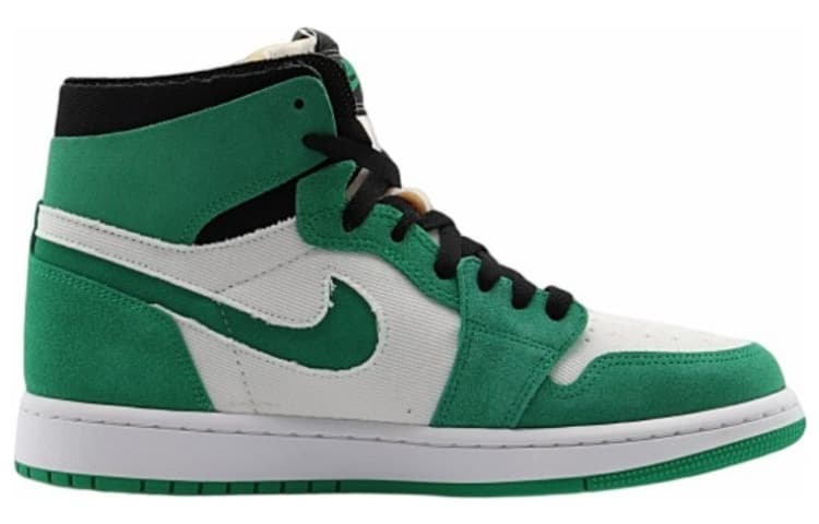 Ретро баскетбольные кроссовки Jordan Air Jordan 1 high zoom air cmft "stadium green" - изображение 2