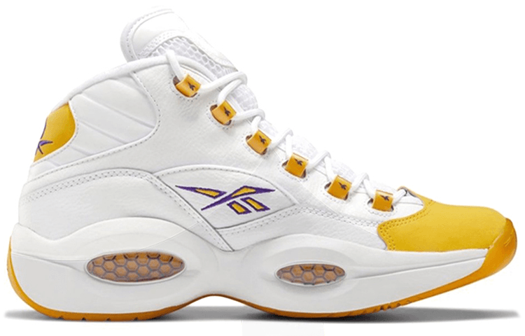 Кроссовки для баскетбола Reebok Question "Yellow Toe" - изображение 2