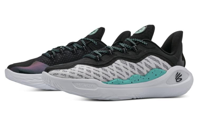 Кроссовки для баскетбола Under Armour Curry 11 White Black Blue - изображение 3