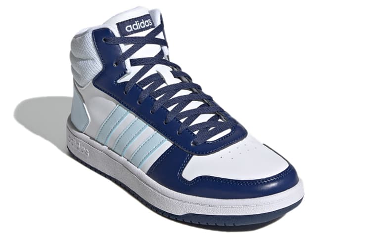 Кроссовки adidas Neo Hoops 2.0 Mid White Blue - изображение 3