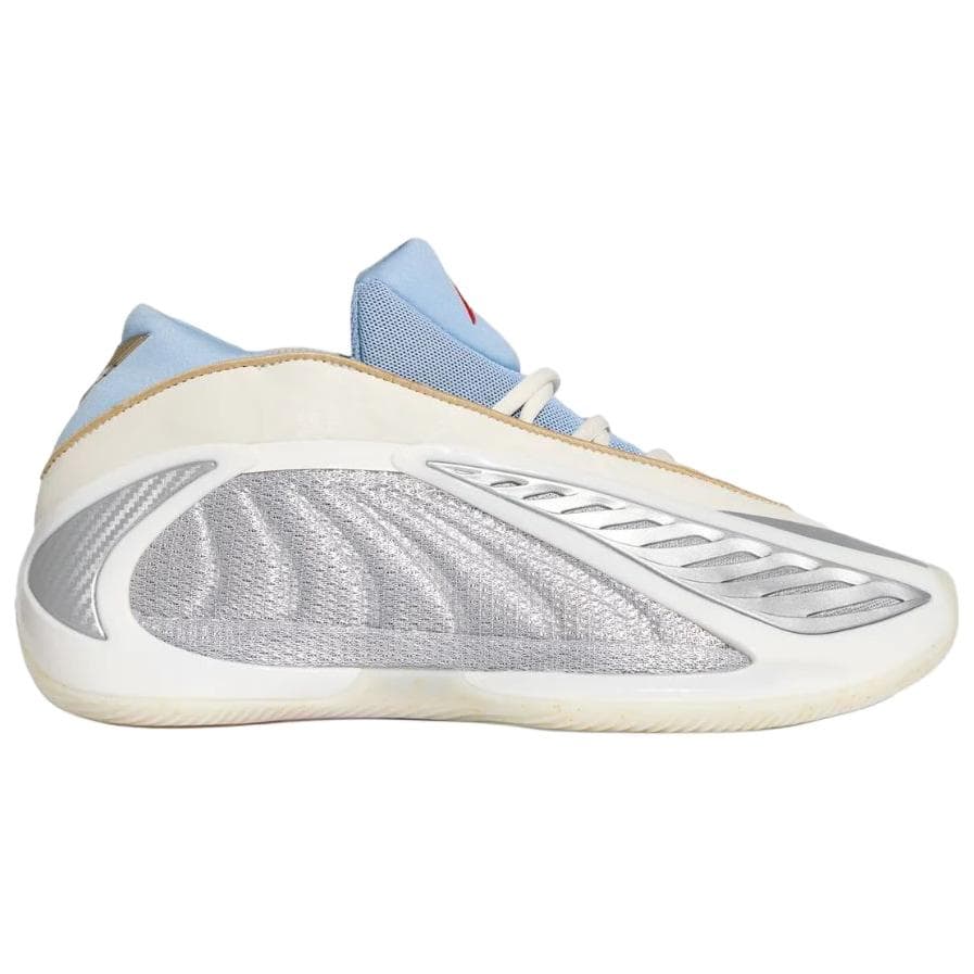 Кроссовки для баскетбола Adidas x ANTHONY EDWARDS AE2 Баскетбольные кроссовки Унисекс Белый Серебряный - изображение 2