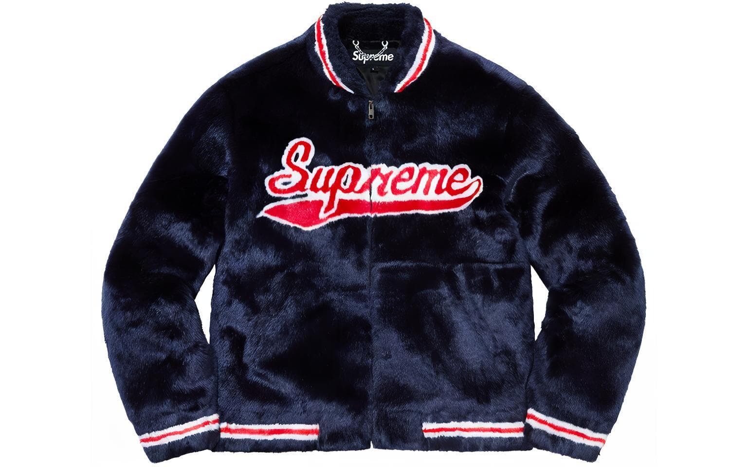 Куртка Supreme SS20 Week 1 Faux Fur Varsity Jacket - изображение 1