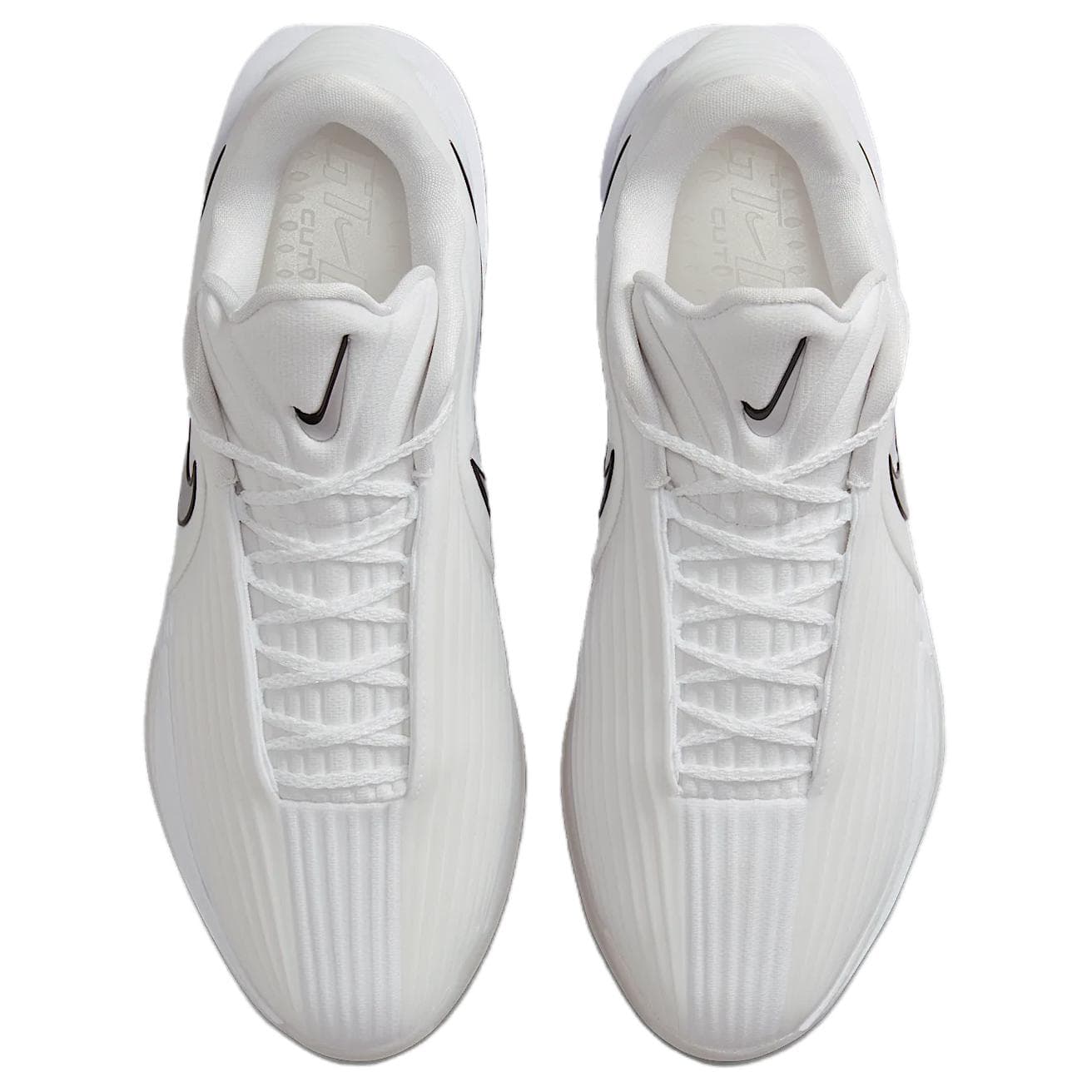 Кроссовки для баскетбола Nike GT Cut 3 Turbo противоскользящие устойчивые к истиранию низкие баскетбольные кроссовки унисекс белые - изображение 4